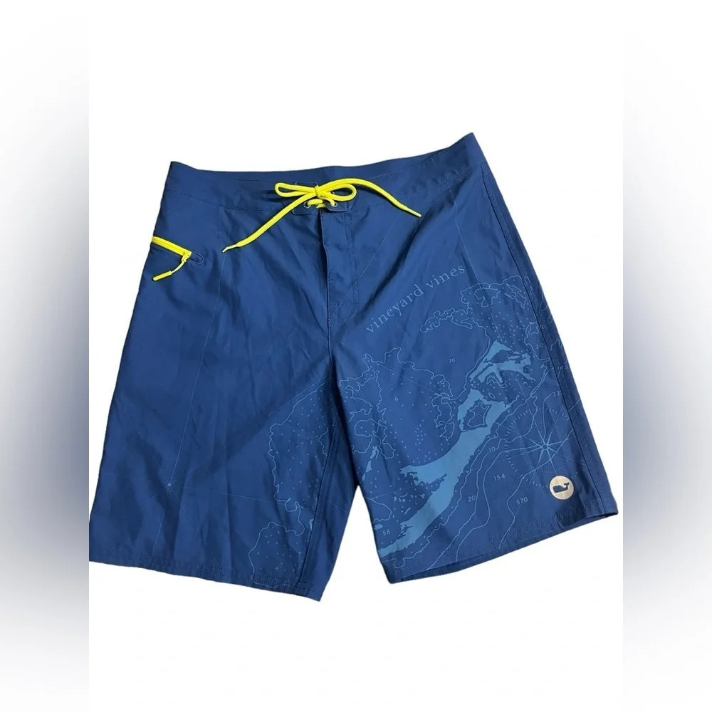 Men’s Vineyard Vines Blue Board Shorts Sz 32